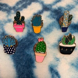 🌵 Succulents Lover Brooch Set of 6